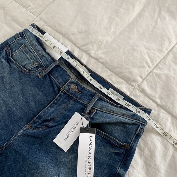 Banana Republic Low Rise Jeans Straight Fit, Straight Leg Size 28 NWT - Picture 9 of 10